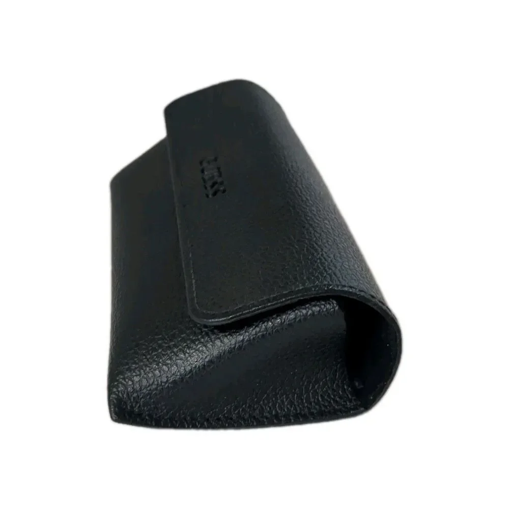 GUESS Eyeglass Sunglass Case Black Faux Leather Magnetic Clclosure Eyewear Hard